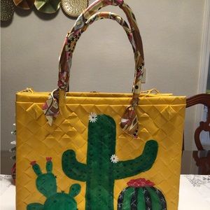 Cute plastic tote bag